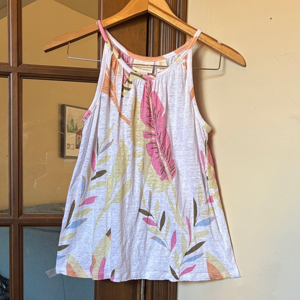 Cynthia Rowley 100% Linen Tank! Size small
